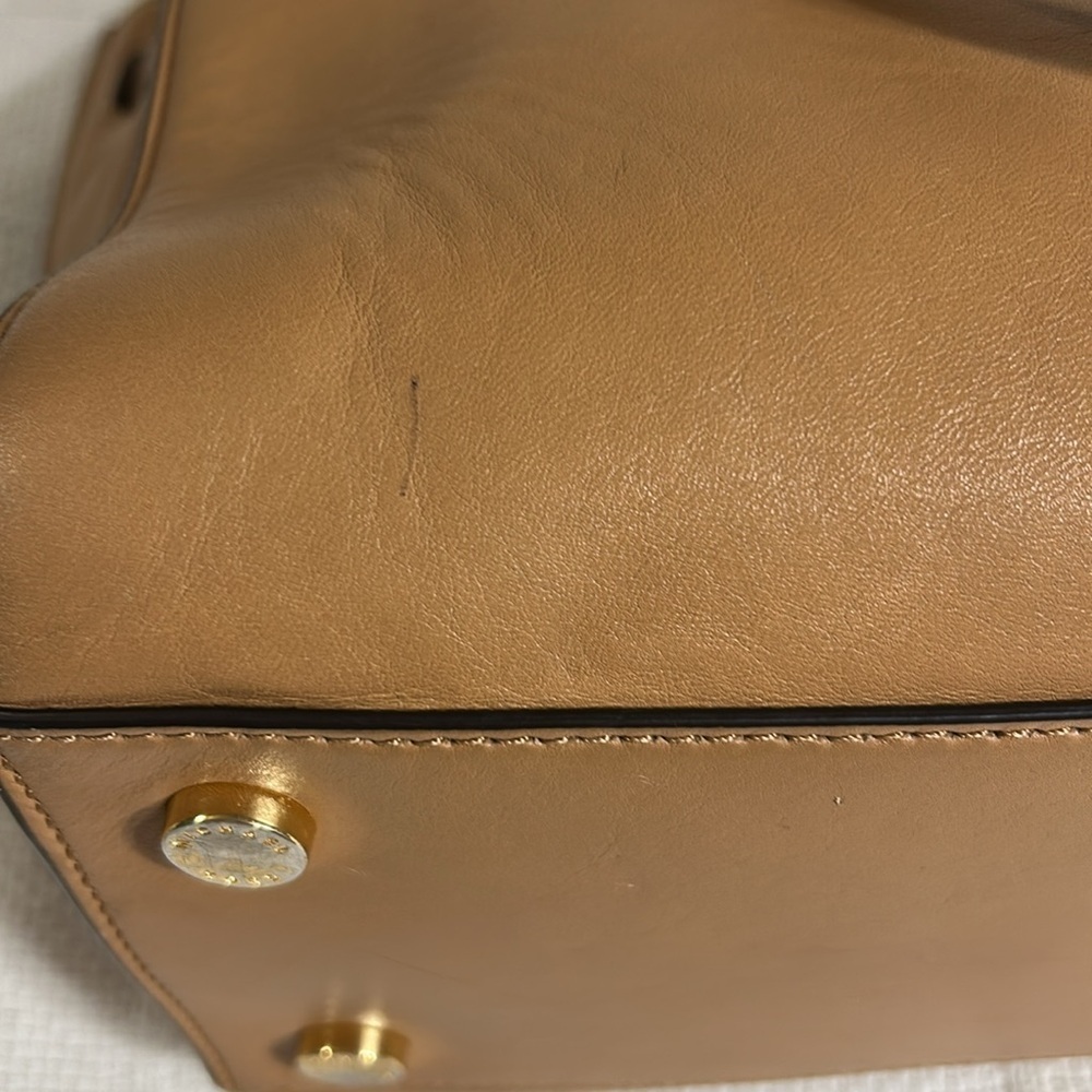 Michael Kors Hamilton Traveler Leather Satchel - Picture 7 of 16